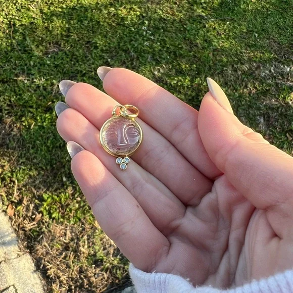 Temple St Clair Moonface Pendant 15mm - Picture 3 of 4